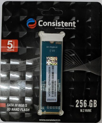 Consistent 256GB NVMe SSD