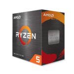 AMD 5000 Series Ryzen 5 5600X Desktop Processor 6 cores 12 Threads 35 MB Cache 3.7 GHz Upto 4.6 GHz AM4 Socket 500 Series Chipset