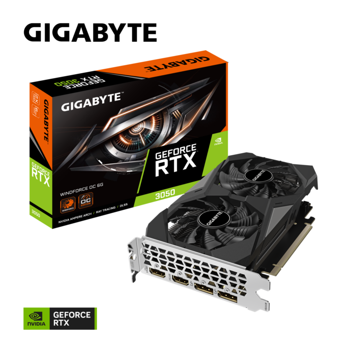 Gigabyte GeForce RTX 3050 WINDFORCE OC 6G NVIDIA 6 GB GDDR6 - Image 8