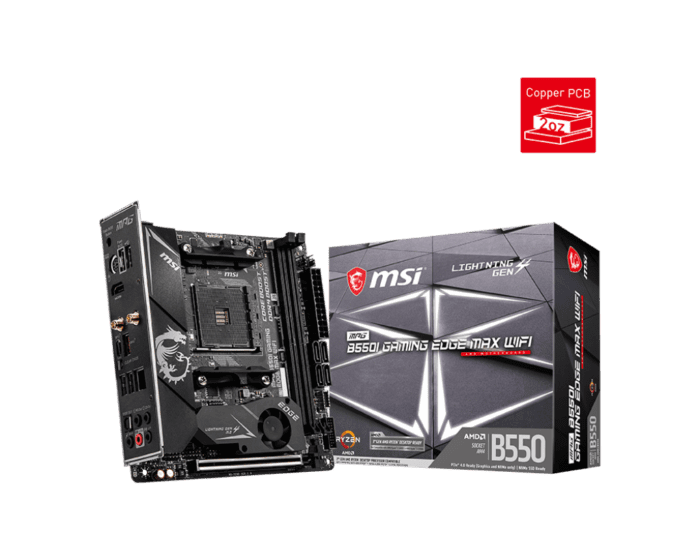 MSI MPG B550I Gaming Edge Max WiFi Motherboard