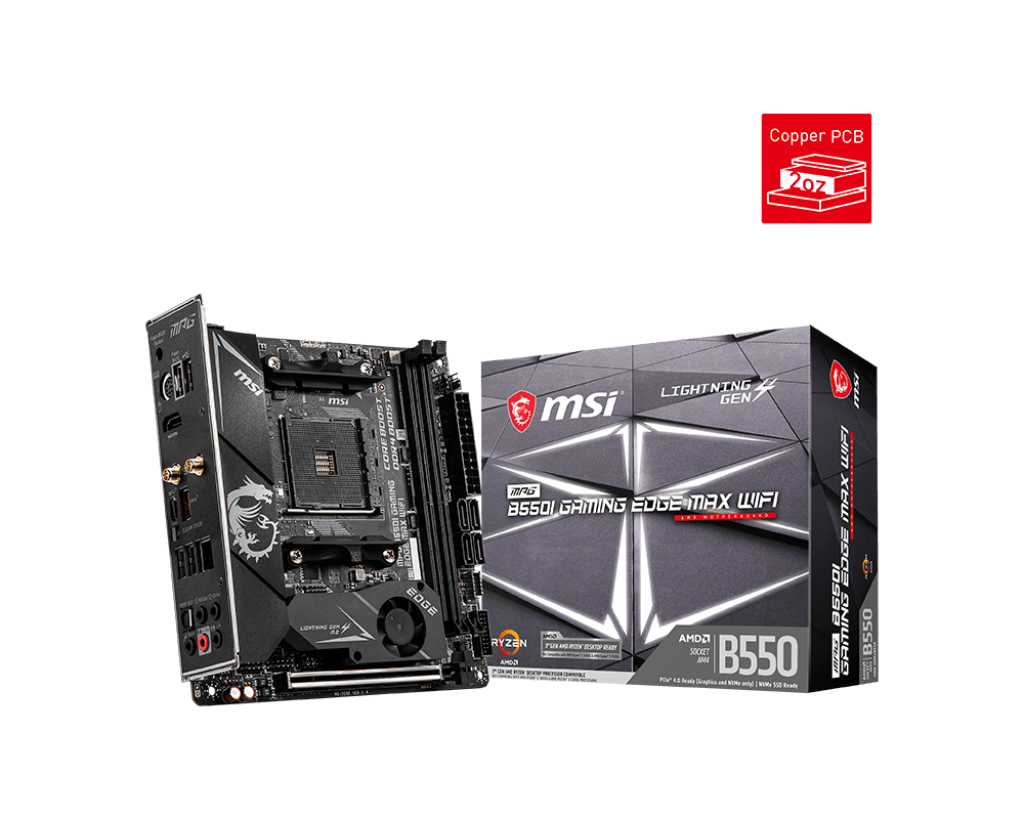 MSI MPG B550I Gaming Edge Max WiFi Motherboard