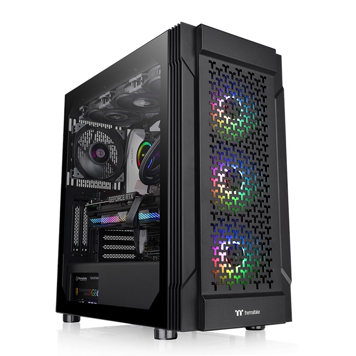 Thermaltake Versa T27 TG ARGB Black Mid Tower Chassis