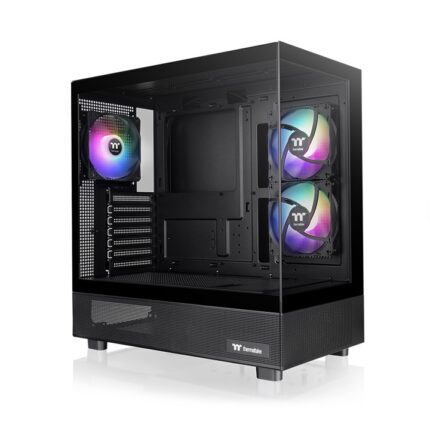 View 380 TG ARGB Black Mid Tower Cabinet