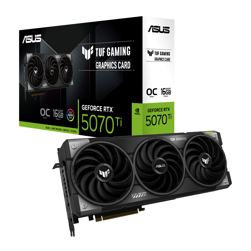 Asus TUF Gaming GeForce RTX 5070 Ti 16GB GDDR7 Graphics Card