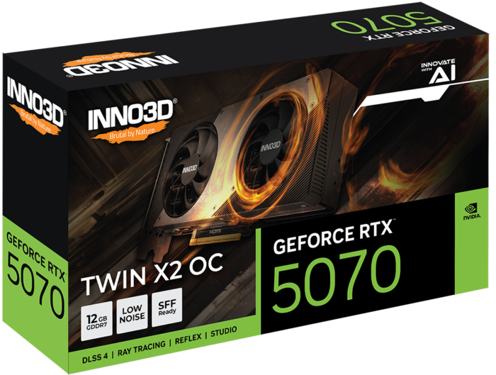 INNO3D GeForce RTX 5070 Twin X2 OC 12GB