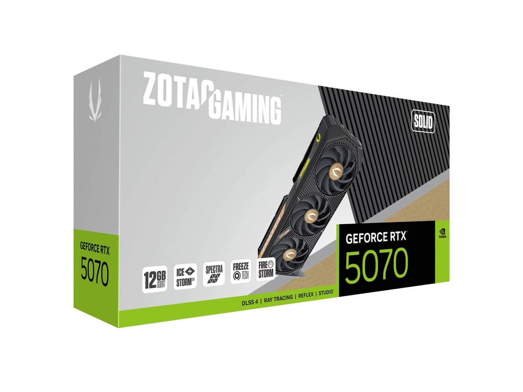 Zotac Gaming GeForce RTX 5070 Solid 12GB