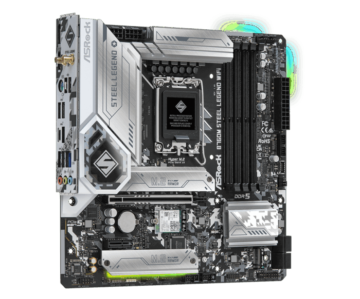 AsRock B760M Steel Legend WiFi Motherboard - Image 4