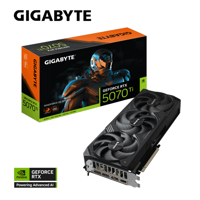 Gigabyte GeForce RTX 5070 Ti Windforce OC SFF 16G Graphics Card - Image 2