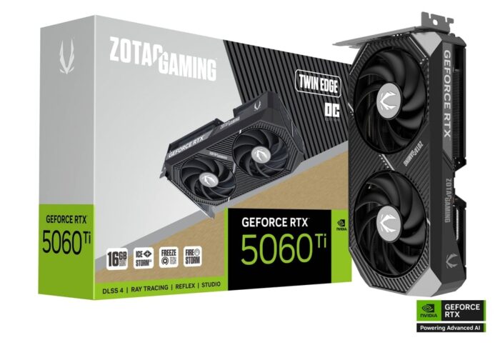 Zotac Gaming GeForce RTX 5060 Ti 16GB Twin Edge OC Graphics Card - Image 3