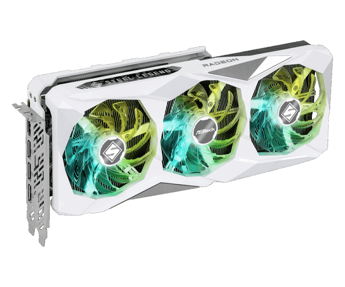 AsRock AMD Radeon RX 7800 XT Steel Legend 16GB OC Graphics Card - Image 5