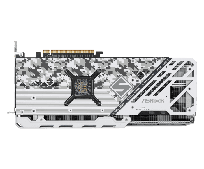AsRock AMD Radeon RX 7800 XT Steel Legend 16GB OC Graphics Card - Image 2