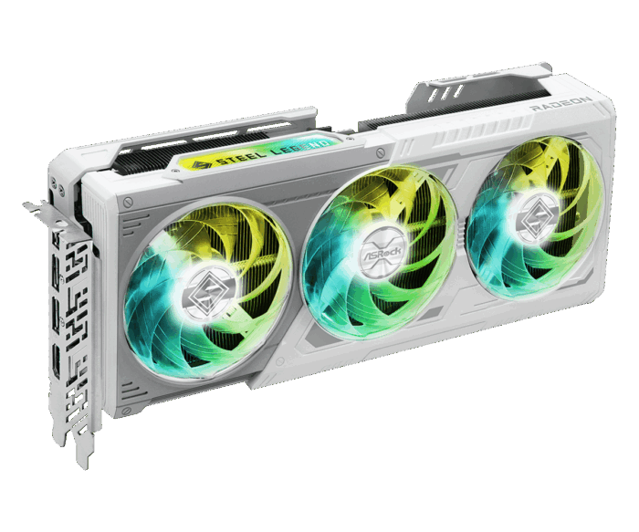 AsRock AMD Radeon RX 9070 Steel Legend 16GB OC Graphics Card - Image 5