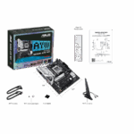 Asus AMD B650 Micro-ATX motherboard with DDR5, PCIe 5.0 M.2 support, HDMI™, Realtek 2.5Gb Ethernet, Wi-Fi 6, rear USB 10Gbps ports, front USB 5Gbps Type-C®, SATA 6 Gbps, Two-Way AI Noise Cancelation, Aura Sync - Image 2
