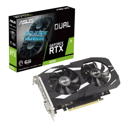 Asus Dual GeForce RTX 3050 6GB GDDR6 Graphics Card