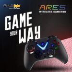 Cosmic Byte Ares Black Wireless Controller for PC,rubberised texture,700 mah battery,Vibration feature - Image 8
