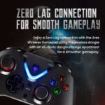 Cosmic Byte Ares Black Wireless Controller for PC,rubberised texture,700 mah battery,Vibration feature - Image 9
