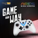 Cosmic Byte Ares Wired Controller for PC, rubberised texture, 700 mah battery, Vibration feature (White Colour) - Image 9