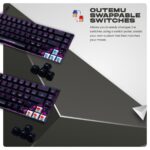 Cosmic Byte Artemis White 68 keys RGB Mechanical keyboard,Outemu Swappable Blue Switch GK36 - Image 8