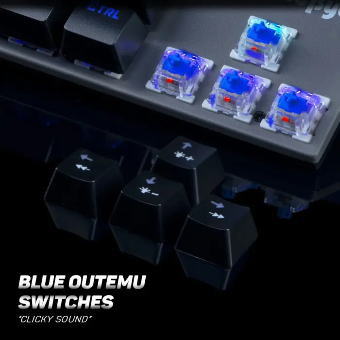 Cosmic Byte CB-GK-33 Astra Hot-Swappable Mechanical Wired & Bluetooth Keyboard with Per Key RGB and Software - Image 3