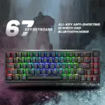 Cosmic Byte CB-GK-33 Astra Hot-Swappable Mechanical Wired & Bluetooth Keyboard with Per Key RGB and Software - Image 9