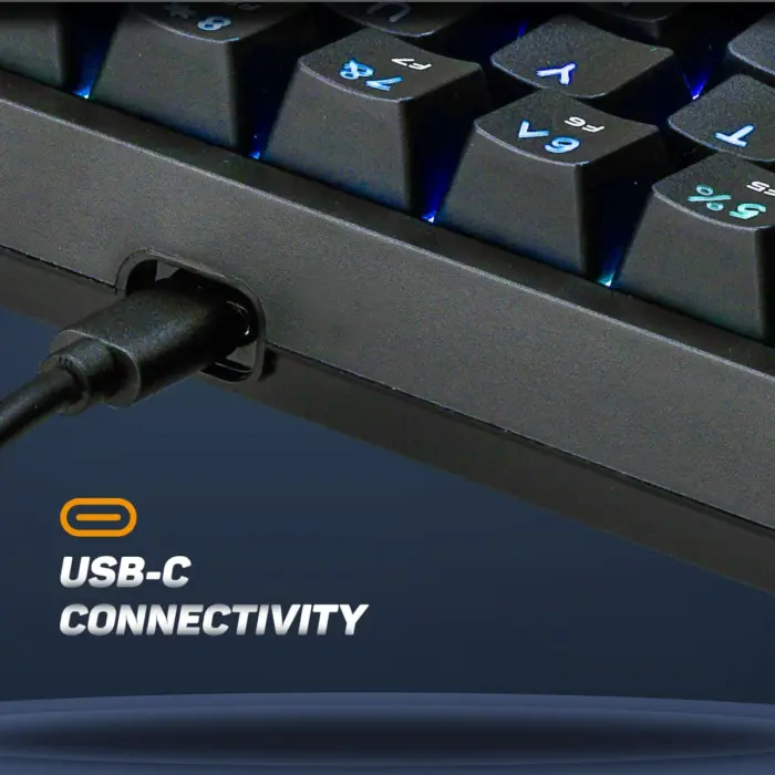 Cosmic Byte CB-GK-33 Astra Hot-Swappable Mechanical Wired & Bluetooth Keyboard with Per Key RGB and Software - Image 7