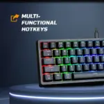 Cosmic Byte CB-GK-33 Astra Hot-Swappable Mechanical Wired & Bluetooth Keyboard with Per Key RGB and Software - Image 5