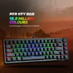 Cosmic Byte CB-GK-33 Astra Hot-Swappable Mechanical Wired & Bluetooth Keyboard with Per Key RGB and Software - Image 4