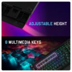 Cosmic Byte Black Eye Pro GK29 (Blue Switch),Full Length Keyboard,Per Key RGB,Wrist Rest,Swappable Outemu Switches - Image 7