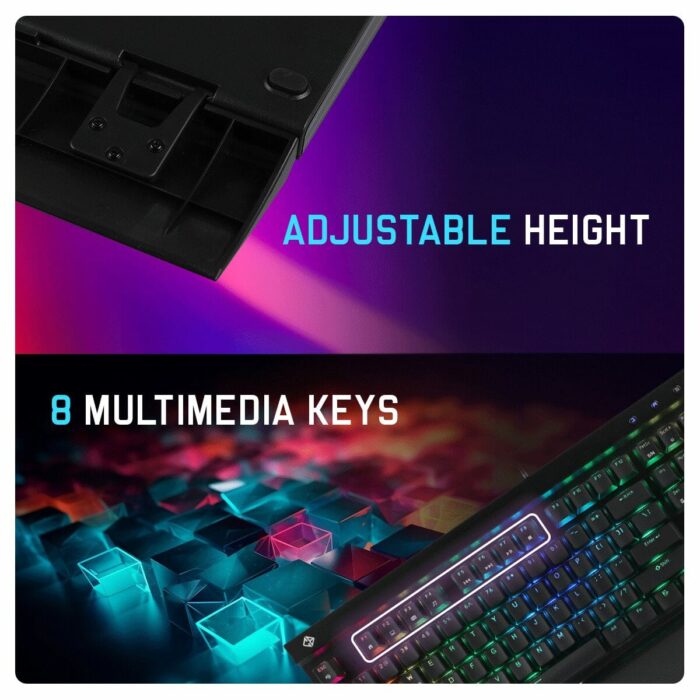 Cosmic Byte Black Eye Pro GK29 (Blue Switch),Full Length Keyboard,Per Key RGB,Wrist Rest,Swappable Outemu Switches - Image 7