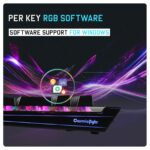 Cosmic Byte Black Eye Pro GK29 (Blue Switch),Full Length Keyboard,Per Key RGB,Wrist Rest,Swappable Outemu Switches - Image 6