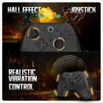 Cosmic Byte Blitz Wired + Wireless Gamepad for PC,Hall Effect Joystick & Triggers,1000 Hz Polling Rate(Black) - Image 5