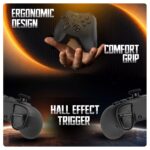 Cosmic Byte Blitz Wired + Wireless Gamepad for PC,Hall Effect Joystick & Triggers,1000 Hz Polling Rate(Black) - Image 4