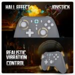 Cosmic Byte Blitz Wired + Wireless Gamepad for PC,Hall Effect Joystick & Triggers,1000 Hz Polling Rate (Grey) - Image 5