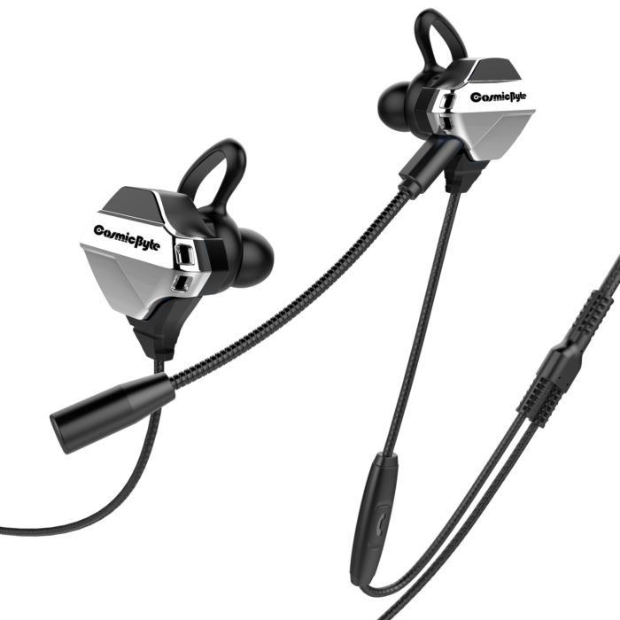 Cosmic Byte CB-EP-04 Earphone with Detachable Microphone for PC,PS4,Mobiles,Tablets (Splitter & Pouch included) - Image 5