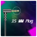 Cosmic Byte CB-EP-08 Gaming Earphone with Detachable Microphone (Black) - Image 2