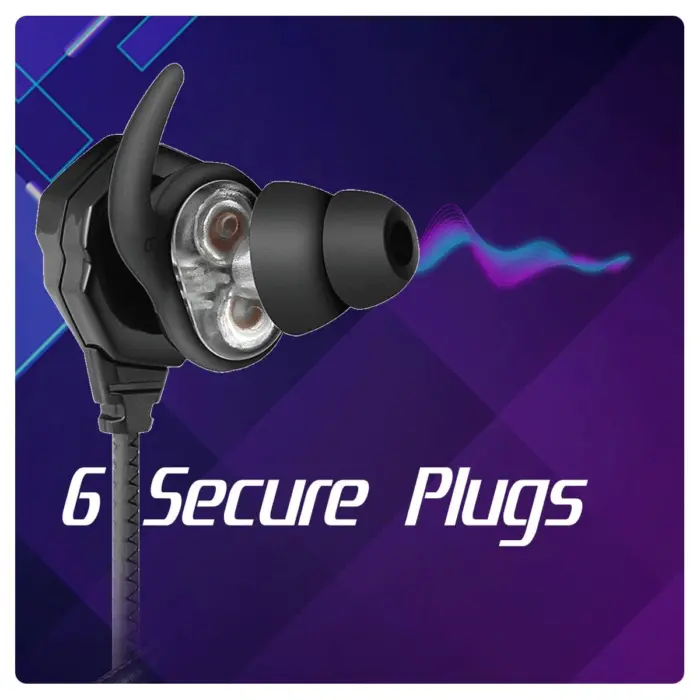 Cosmic Byte CB-EP-08 Gaming Earphone with Detachable Microphone (Black) - Image 6