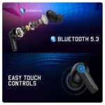 Cosmic Byte Cosmobuds X50 TWS Gaming Earbuds,Bluetooth 5.3,Dual modes Music & Gaming,40 ms Low Latency ,DNS Quad Mics (Black) - Image 2