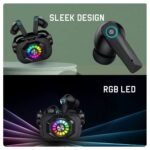Cosmic Byte Cosmobuds X50 TWS Gaming Earbuds,Bluetooth 5.3,Dual modes Music & Gaming,40 ms Low Latency ,DNS Quad Mics (Black) - Image 6