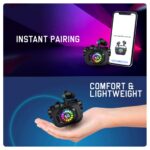 Cosmic Byte Cosmobuds X50 TWS Gaming Earbuds,Bluetooth 5.3,Dual modes Music & Gaming,40 ms Low Latency ,DNS Quad Mics (Black) - Image 4