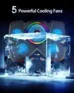 Cosmic Byte Cyclone RGB Laptop Cooling Pad - Image 8