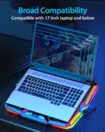 Cosmic Byte Cyclone RGB Laptop Cooling Pad - Image 3