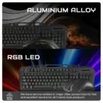 Cosmic Byte 'Dragonfly' RGB Keyboard-Mouse combo,Upgraded with Software support - Image 2