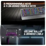 Cosmic Byte CB-GK-24 Equinox Alturas Mechanical Keyboard with Upgraded with Swappable Outemu Blue Switches (Black) - Image 4