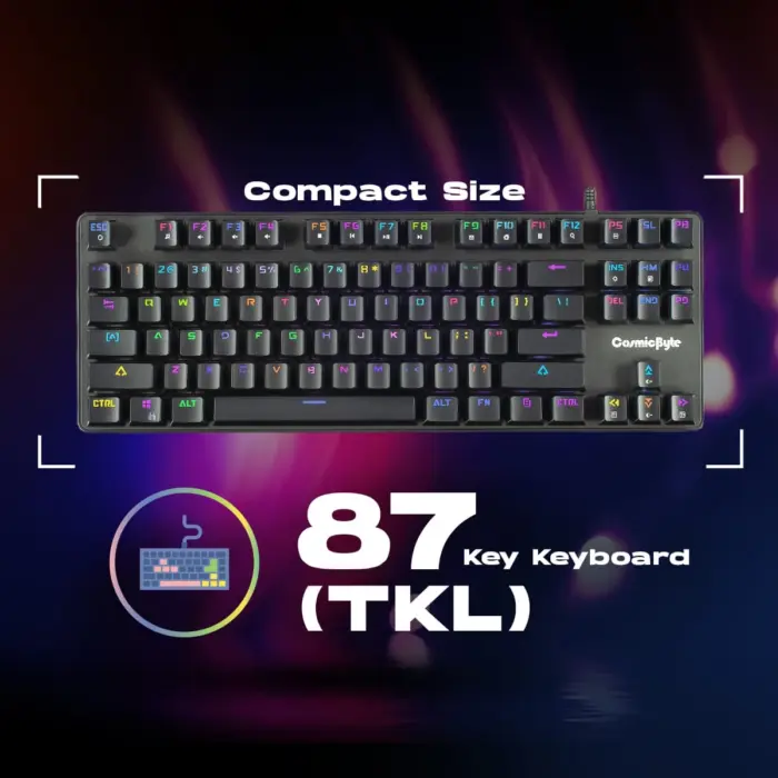 Cosmic Byte 'Firefly' GK34 Keyboard with Hot Swappable switches CB-GK-34 - Image 7