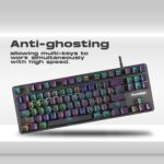 Cosmic Byte 'Firefly' per key RGB Ten-Keyless Mechanical Keyboard CB-GK-18 - Image 7