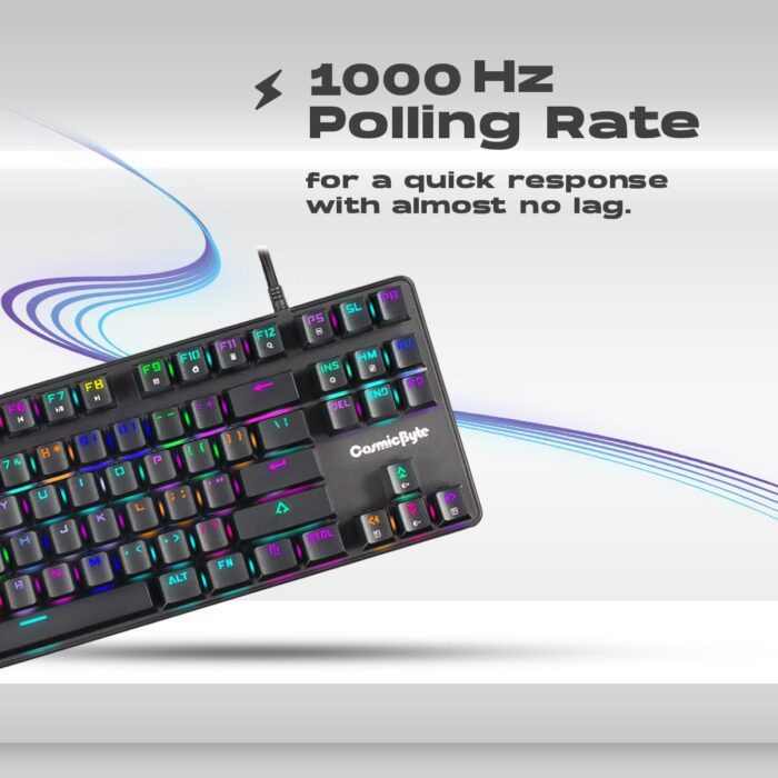 Cosmic Byte 'Firefly' per key RGB Ten-Keyless Mechanical Keyboard CB-GK-16 - Image 5