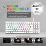 Cosmic Byte 'Firefly' WHITE GK37 per key RGB Ten-Keyless Mechanical Keyboard CB-GK-37 White - Image 9