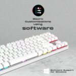 Cosmic Byte 'Firefly' WHITE GK37 per key RGB Ten-Keyless Mechanical Keyboard CB-GK-37 White - Image 3