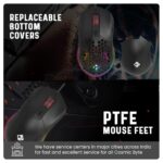 Cosmic Byte Firestorm,67 gms lightweight,1000Hz Polling Rate,Pixart 3327 Sensor,7 Buttons,Customizable DPI (Black) - Image 4