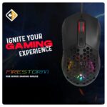 Cosmic Byte Firestorm,67 gms lightweight,1000Hz Polling Rate,Pixart 3327 Sensor,7 Buttons,Customizable DPI (Black) - Image 3